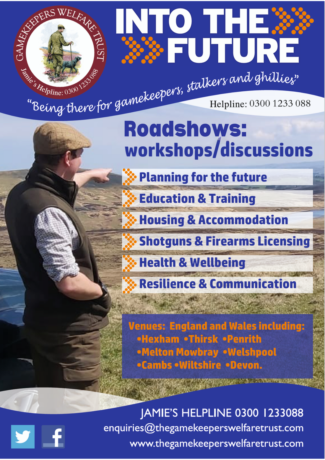 Gamekeepers Welfare Trust is Taking to the Road