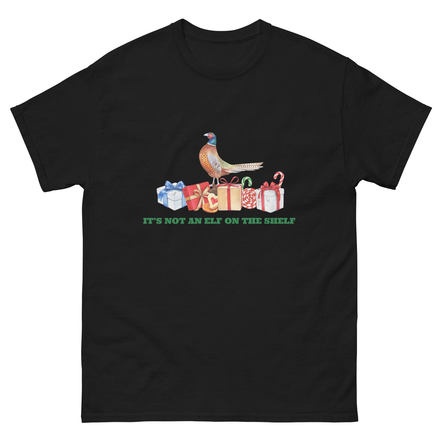 Pheasant on a Present - Unisex - T-shirt