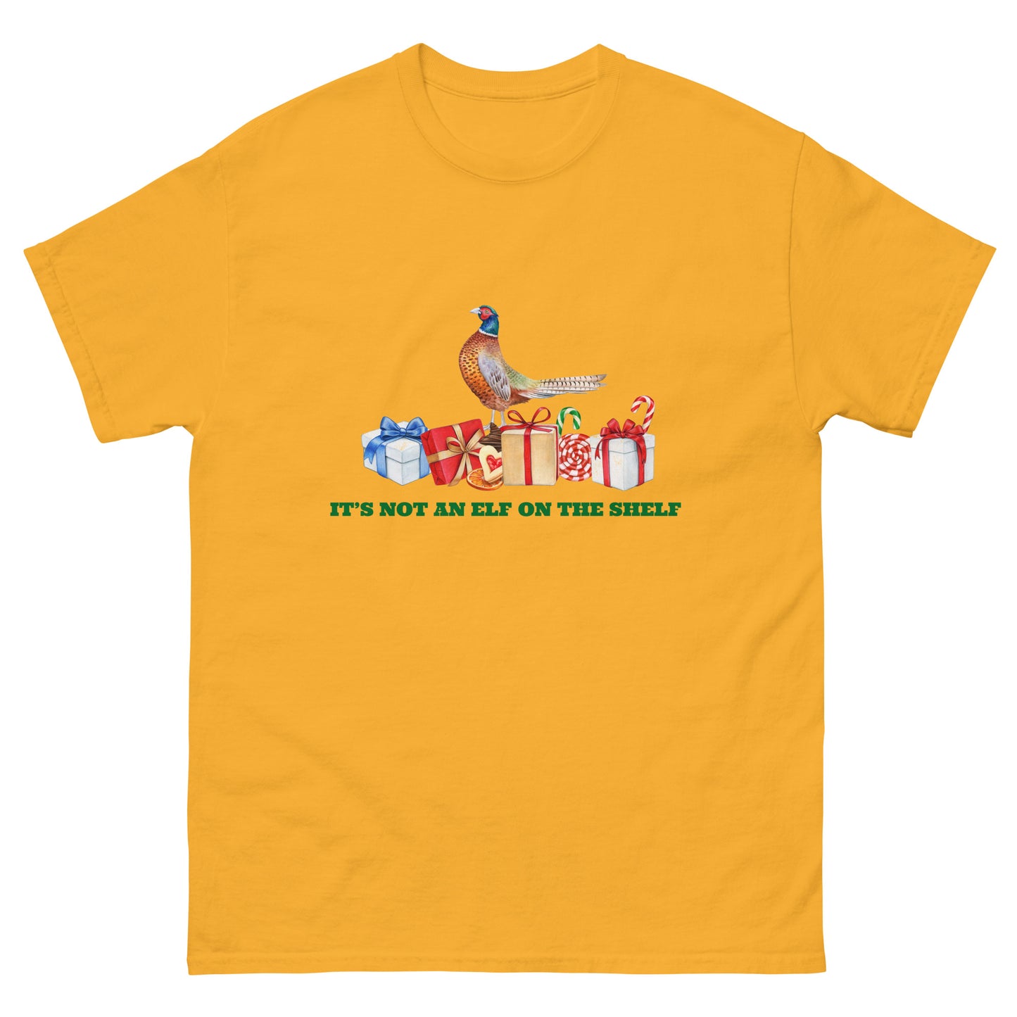 Pheasant on a Present - Unisex - T-shirt