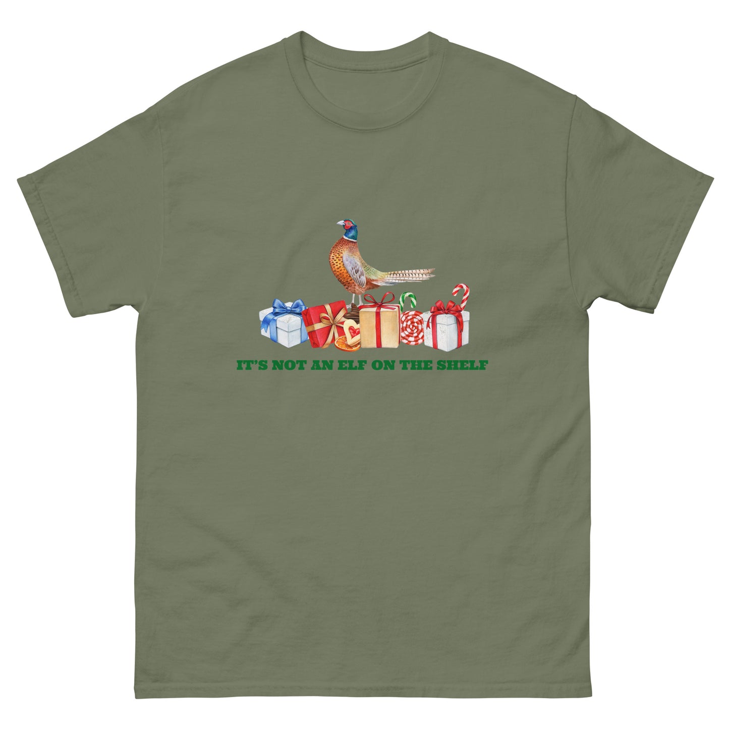 Pheasant on a Present - Unisex - T-shirt