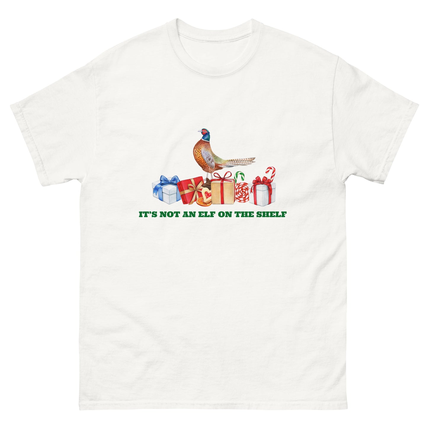 Pheasant on a Present - Unisex - T-shirt